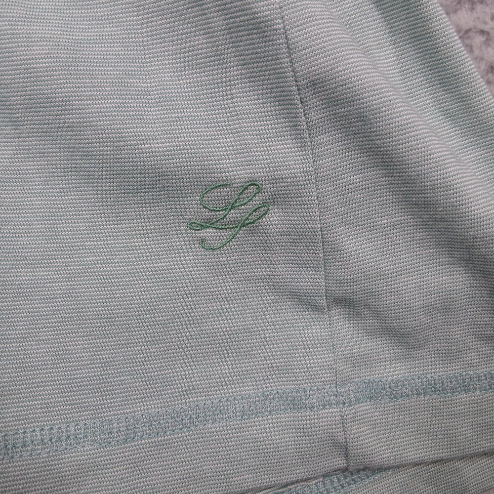 LinkSoul John Ashworth Polo Shirt Womens XL Light Green Button Back Golf Top - Picture 4 of 8